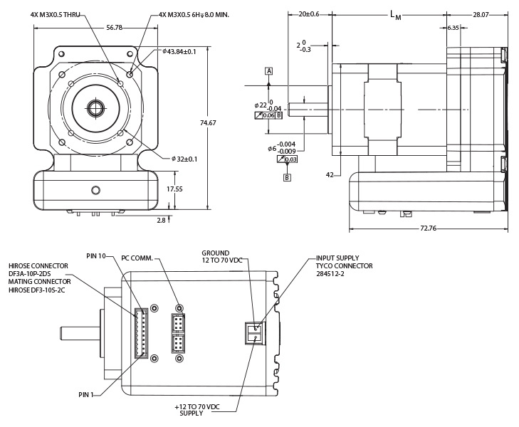 EC042B IDEA Motor Brushless DC Motor