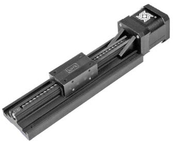 Sliding linear rail, RGS06, with Size 17 stepper motor